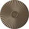 Ekena Millwork Shakuras Ceiling Medallion (For Canopies up to 5 1/2"), Hand-Painted Warm Silver, 29 1/2"OD x 2"P CM30SHWSS - alternate 1